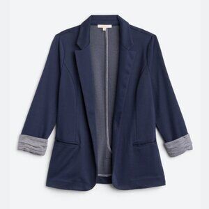 Skies Are Blue | Asa Knit Blazer | Navy | Size L